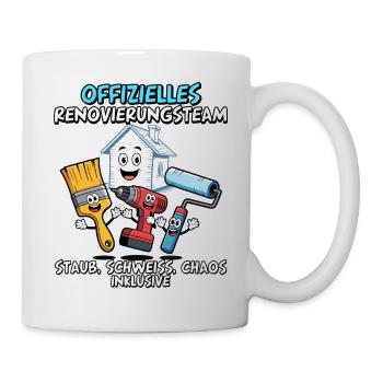 Official Renovation Team Funny DIYer - Mug - white - Right
