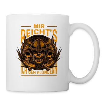 Wikinger Wiking Götter Outfit Vater - Tasse - Weiß - Rechts