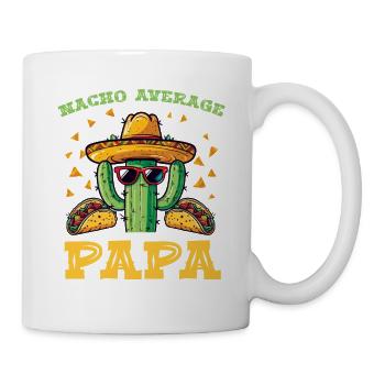 Kaktus Papa Fiesta - Tasse - Weiß - Rechts