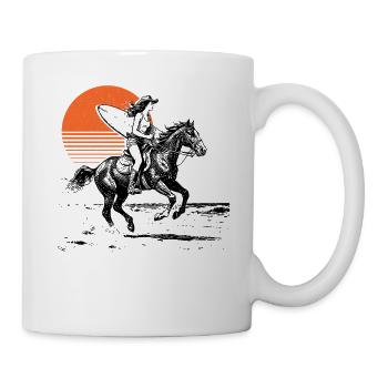 Surfer Cow Girl - Mug - white - Right