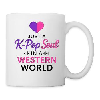 Juste une âme K Pop dans un monde occidental - Mug blanc - blanc - Droite