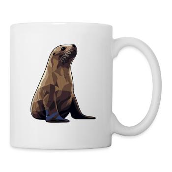 Animal phoque Lion de mer - Mug blanc - blanc - Droite