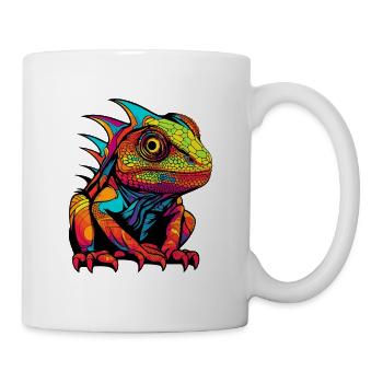 Iguana Comic Animal - Mug - white - Right