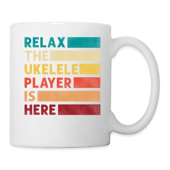 Hawaiian Ukulele Uke Retro Vintage - Tasse - Weiß - Rechts