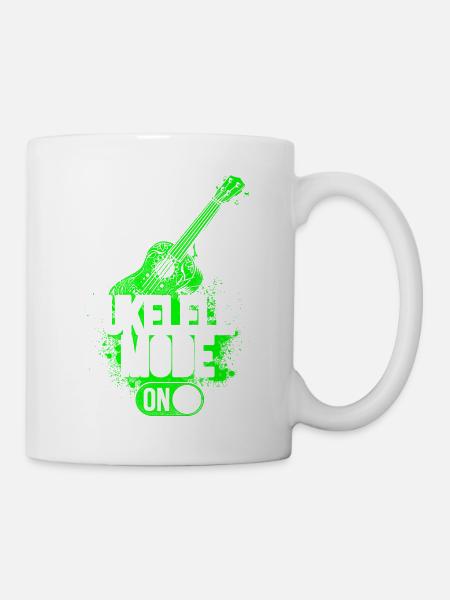 Hawaiian Ukulele Uke Ukulele Mode - Tasse - Weiß