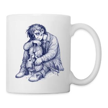 Melancholic Violin Sketch - Mug - white - Right