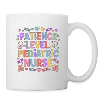 Pediatric Nurse Patience Level Pediatric Peds RN - Mug - white - Right