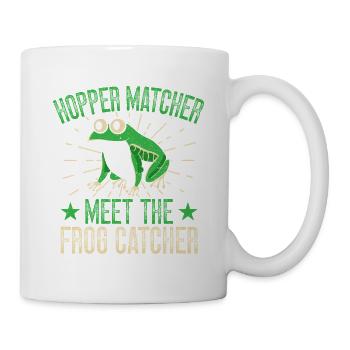 Frog Catcher Hopper Matcher Frog - Tasse - Weiß - Rechts