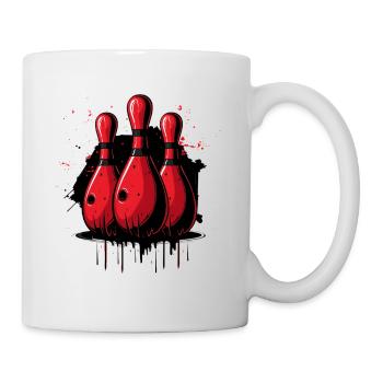 Bowling Pins - Tasse - Weiß - Rechts