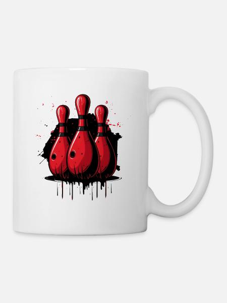 Bowling Pins - Tasse - Weiß