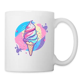 glace - Mug blanc - blanc - Droite