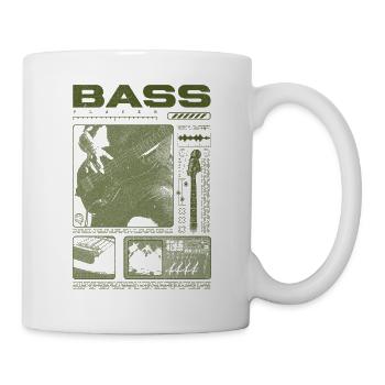 Bassgitarrenliebhaber Bassist Streetwear - Tasse - Weiß - Rechts