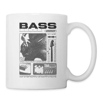 Bassgitarrenliebhaber Bassist Streetwear - Tasse - Weiß - Rechts