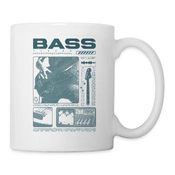 Bassgitarrenliebhaber Bassist Streetwear - Tasse - Weiß - Rechts