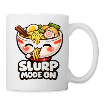 Slurp Mode On Ramen Kawaii - Mug - white - Right