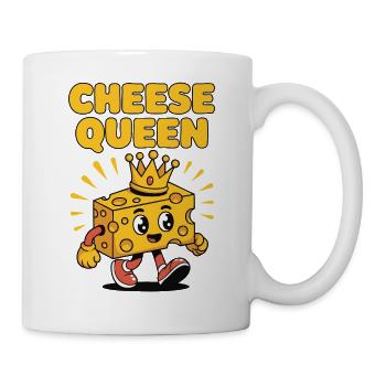Cheese Queen – Fromage à couronne - Mug blanc - blanc - Droite