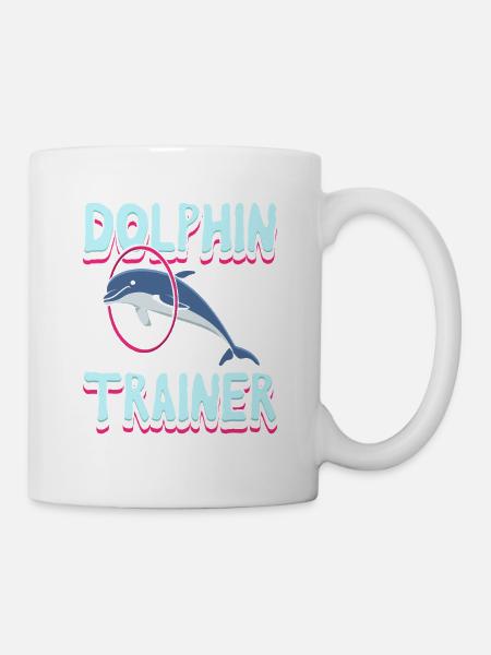 Dolphin Trainer Ocean Lover Design - Tasse - Weiß