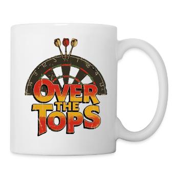 Motif drôle de sweat à capuche amusant Darts double vingt - Mug blanc - blanc - Droite
