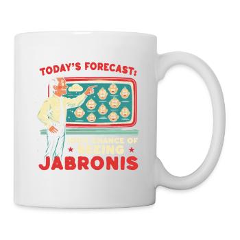 Todays Forecast 100% Chance Of Seeing Jabronis - Mug - white - Right