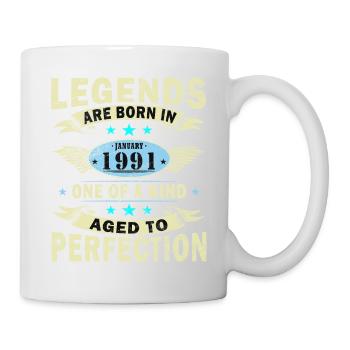 Légende du 35e anniversaire janvier 1991 - Mug blanc - blanc - Droite
