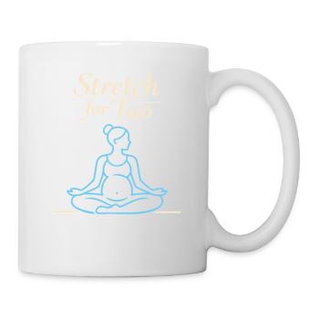 Prenatal Yoga Expectant Mother - Mug - white - Right