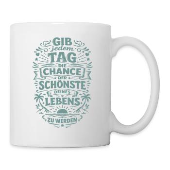 The chance to be the most beautiful day of your life - Mug - white - Right