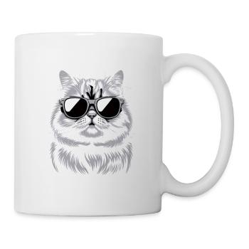 Chat persan - Mug blanc - blanc - Droite