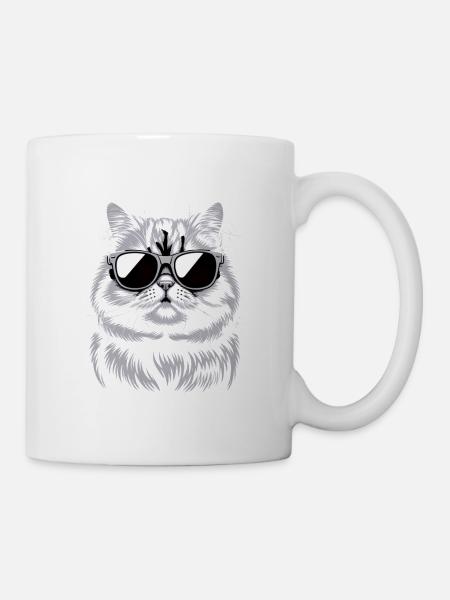 Perserkatze - Tasse - Weiß