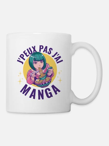 Ich kann keinen Manga Humor Otaku Geek - Tasse - Weiß