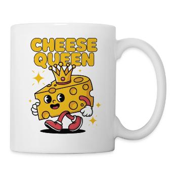 Cheese Queen – Fromage à couronne - Mug blanc - blanc - Droite