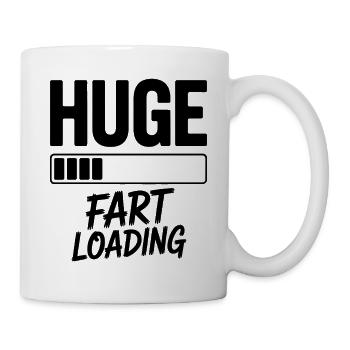 Furzen Sprüche Furz Lustiges Furzen Geschenk - Tasse - Weiß - Rechts