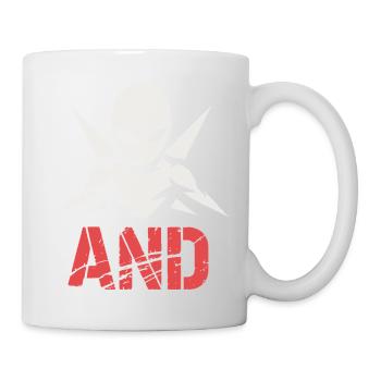 Alien Ninja Emblem - Tasse - Weiß - Rechts