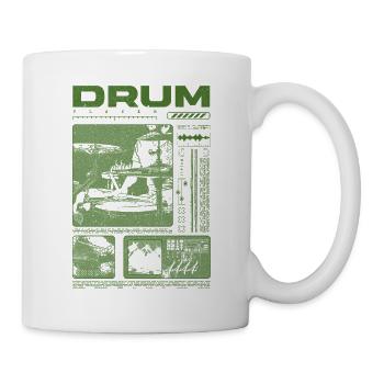 Rock-Schlagzeuger, Trommelspieler, Streetwear - Tasse - Weiß - Rechts