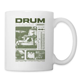 Rock-Schlagzeuger, Trommelspieler, Streetwear - Tasse - Weiß - Rechts