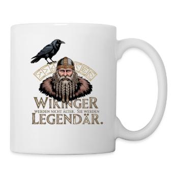 Viking Viking Legend Sailor Odin Raven Fighter - Mug - white - Right
