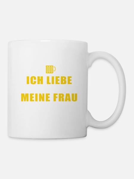 Ich Liebe Meine Frau - Tasse - Weiß