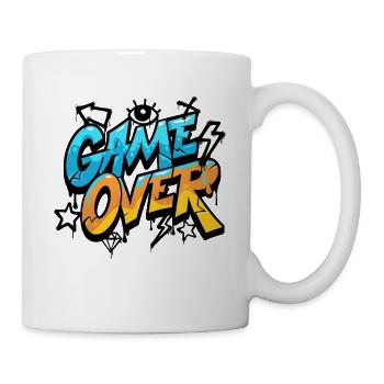 Game Over Graffiti Néon - Mug blanc - blanc - Droite