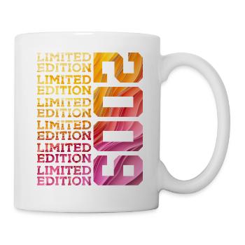 ÉDITION LIMITÉE 2009 17 ANS 17E ANNIVERSAIRE - Mug blanc - blanc - Droite