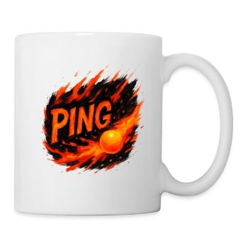 Ping Pong - Tennis de Table - Mug blanc - blanc - Droite