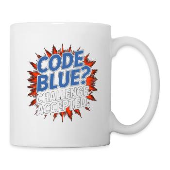 ICU Nurse Code Blue Challenge Trauma Response - Mug - white - Right