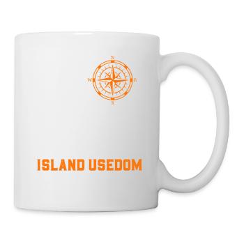 Insel USEDOM OSTSEE Urlaub Leuchtturm Lustig - Tasse - Weiß - Rechts