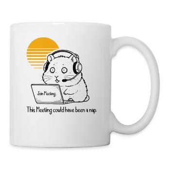 Hamster - Cette réunion aurait pu être une sieste - Mug blanc - blanc - Droite
