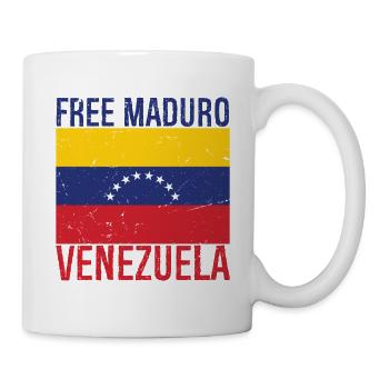 Drapeau du Venezuela de Maduro libre - Mug blanc - blanc - Droite