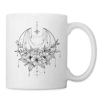 Magic moon flowers - Mug - white - Right