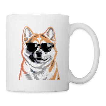 Akita - Tasse - Weiß - Rechts