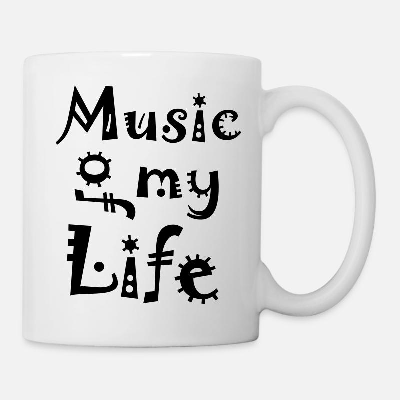 La musique de ma vie - Mug blanc - blanc