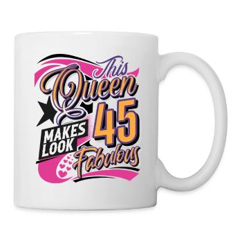 45th Birthday Queen - Mug - white - Right