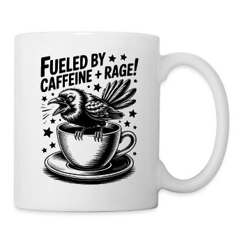 Coffee Sayings Caffeine Funny Coffee Gift - Mug - white - Right