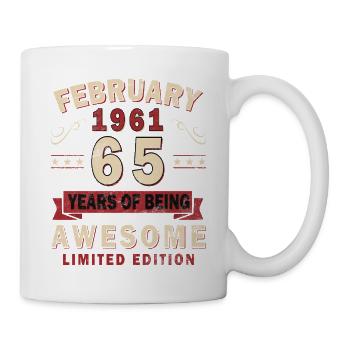 Février 1961 Meilleur cadeau février 1961 - Mug blanc - blanc - Droite