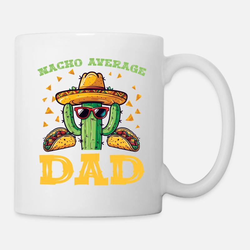 Cactus Dad Fiesta - Tasse - Weiß
